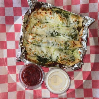Cheesy Pesto Breadsticks